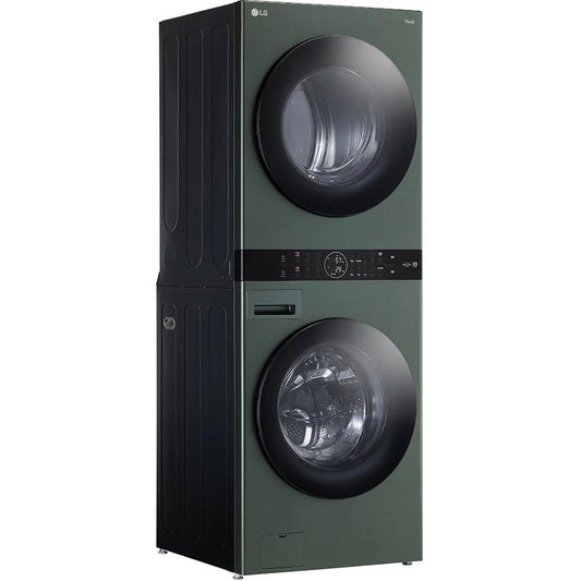  LG Stacked Washer/Dryer Electric Laundry center with WashTower™ WKEX200HGA IMAGE 2