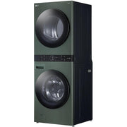  LG Stacked Washer/Dryer Electric Laundry center with WashTower™ WKEX200HGA IMAGE 3