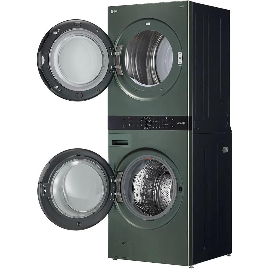  LG Stacked Washer/Dryer Electric Laundry center with WashTower™ WKEX200HGA IMAGE 5