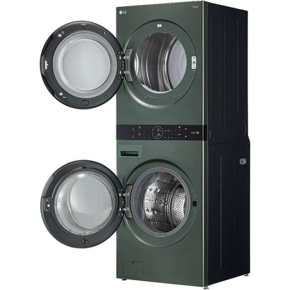  LG Stacked Washer/Dryer Electric Laundry center with WashTower™ WKEX200HGA IMAGE 5
