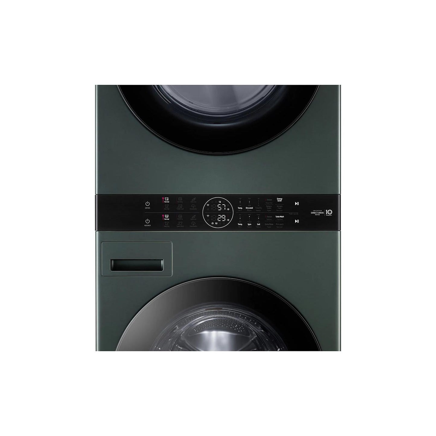  LG Stacked Washer/Dryer Electric Laundry center with WashTower™ WKEX200HGA IMAGE 8