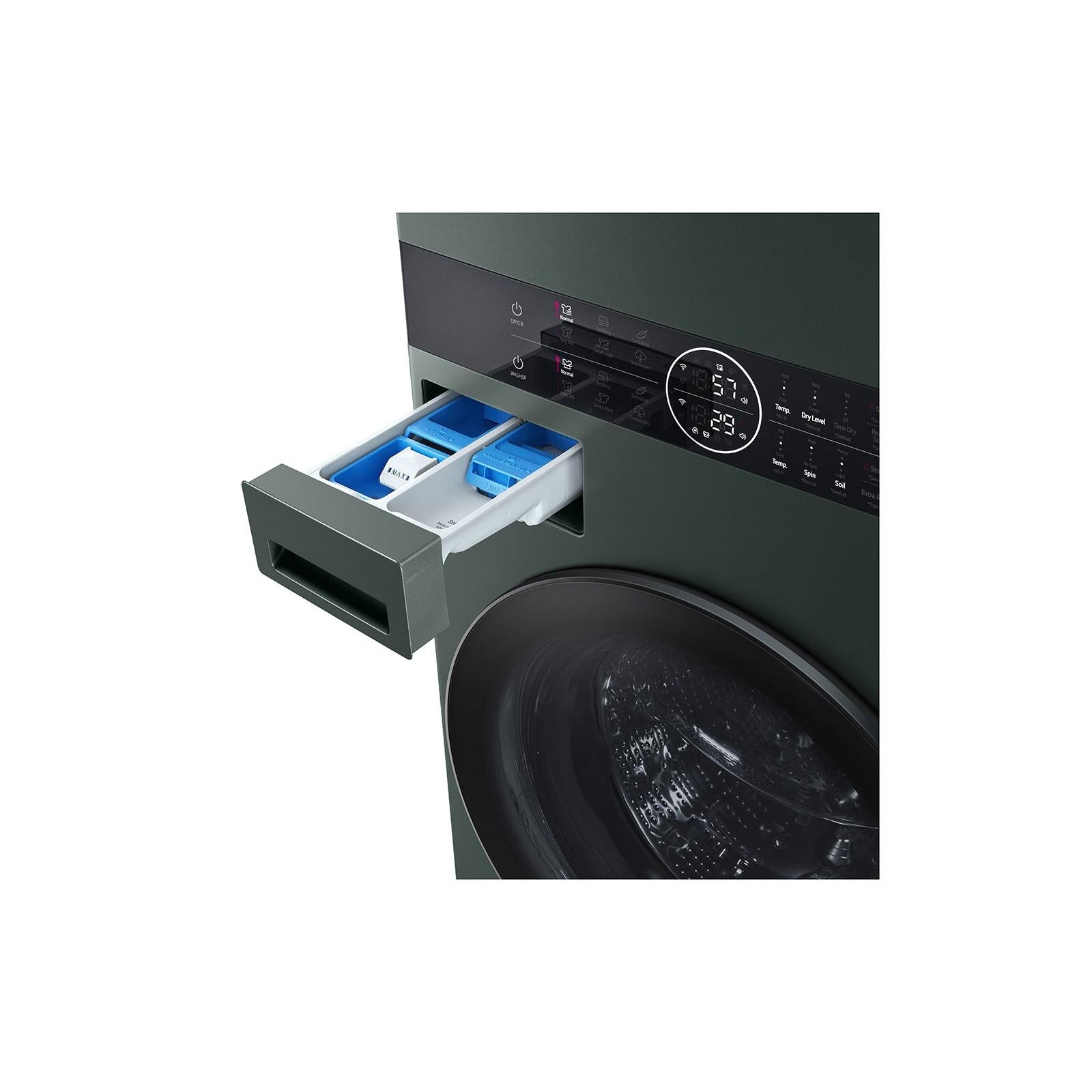  LG Stacked Washer/Dryer Electric Laundry center with WashTower™ WKEX200HGA IMAGE 9