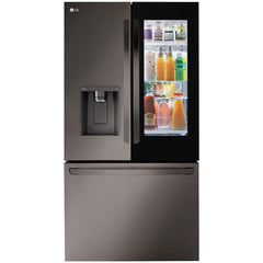  LG 35-inch, 26 cu. ft. Counter-Depth French Door Refrigerator with Smart InstaView® LRFOC2606D IMAGE 1