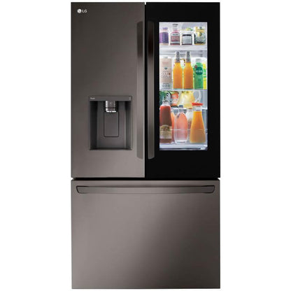  LG 35-inch, 26 cu. ft. Counter-Depth French Door Refrigerator with Smart InstaView® LRFOC2606D IMAGE 1