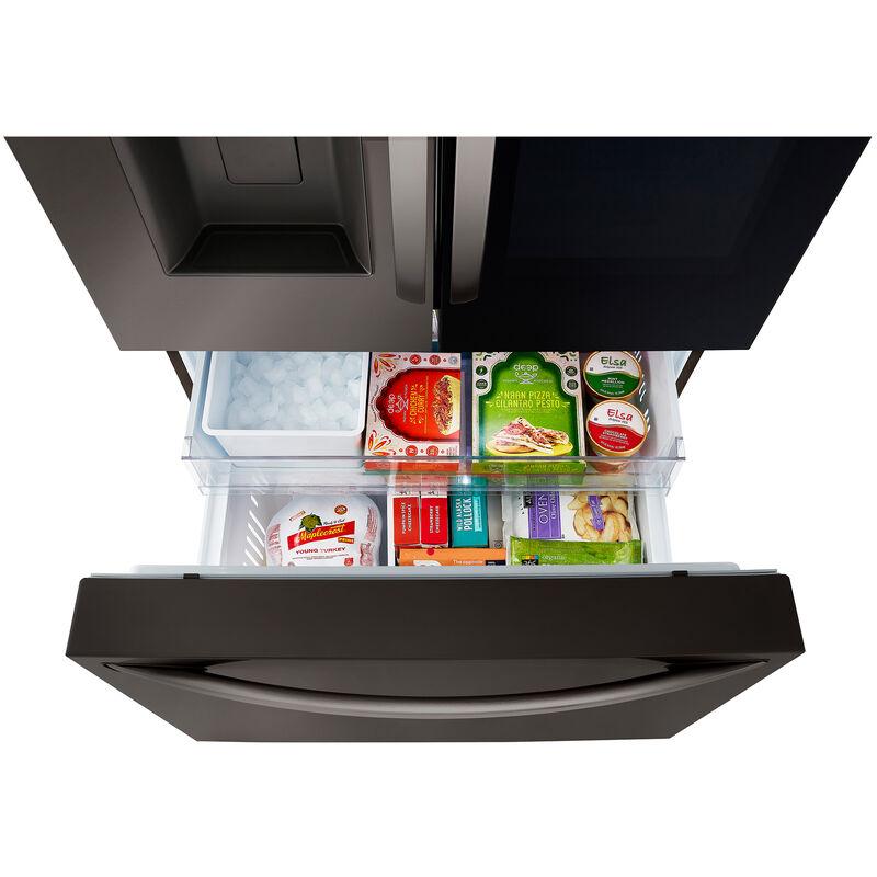  LG 35-inch, 26 cu. ft. Counter-Depth French Door Refrigerator with Smart InstaView® LRFOC2606D IMAGE 12