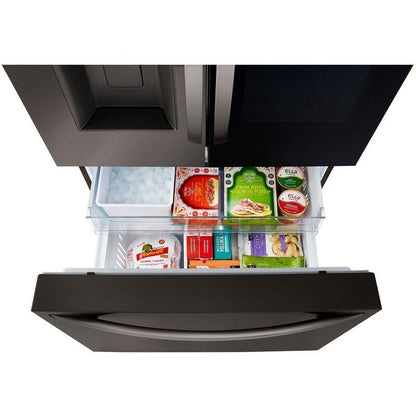  LG 35-inch, 26 cu. ft. Counter-Depth French Door Refrigerator with Smart InstaView® LRFOC2606D IMAGE 12