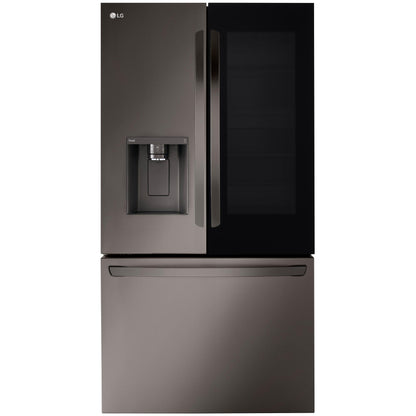  LG 35-inch, 26 cu. ft. Counter-Depth French Door Refrigerator with Smart InstaView® LRFOC2606D IMAGE 2