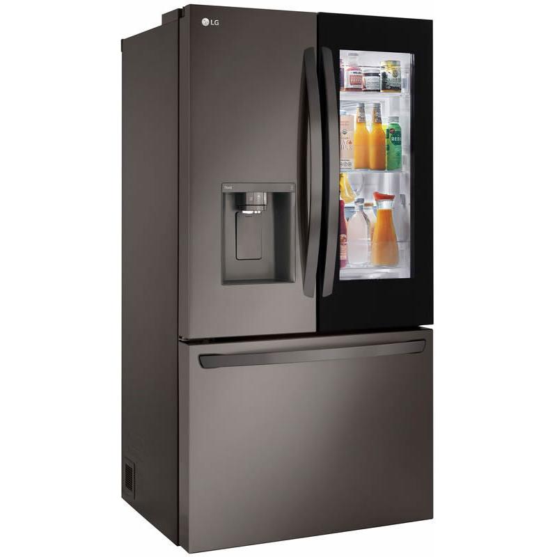 LG 35-inch, 26 cu. ft. Counter-Depth French Door Refrigerator with Smart InstaView® LRFOC2606D IMAGE 4