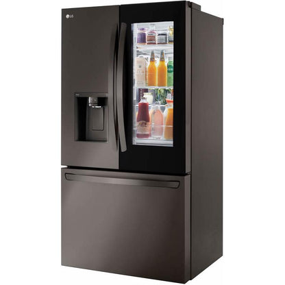  LG 35-inch, 26 cu. ft. Counter-Depth French Door Refrigerator with Smart InstaView® LRFOC2606D IMAGE 5
