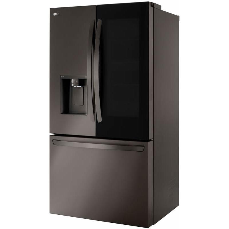  LG 35-inch, 26 cu. ft. Counter-Depth French Door Refrigerator with Smart InstaView® LRFOC2606D IMAGE 6