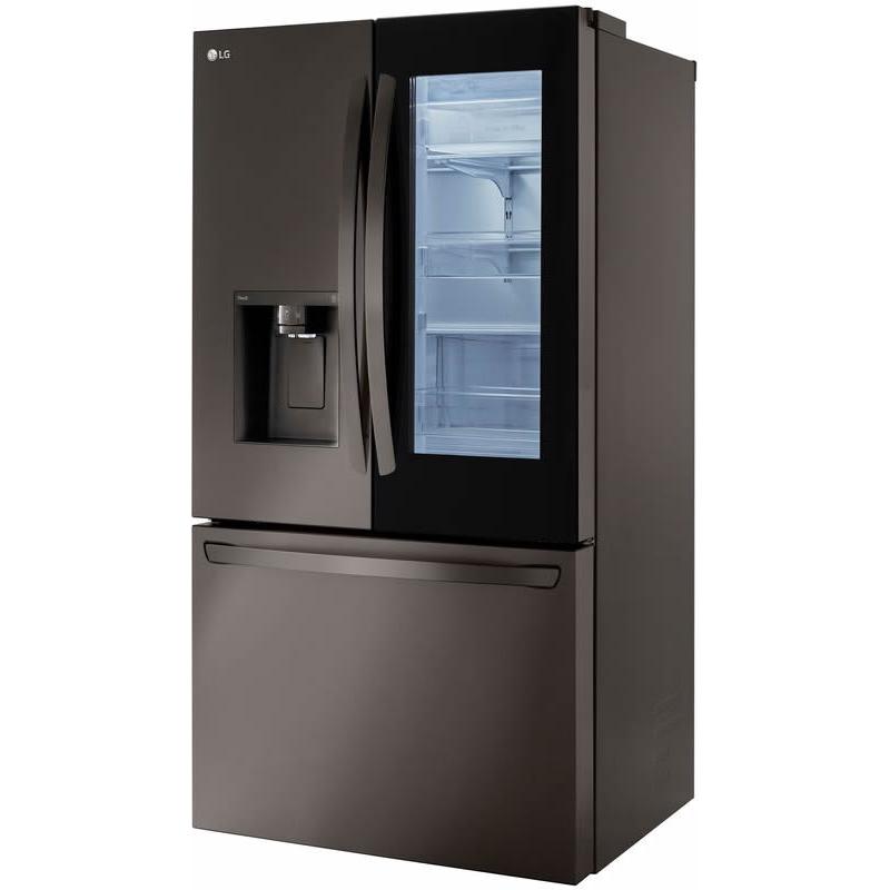  LG 35-inch, 26 cu. ft. Counter-Depth French Door Refrigerator with Smart InstaView® LRFOC2606D IMAGE 8