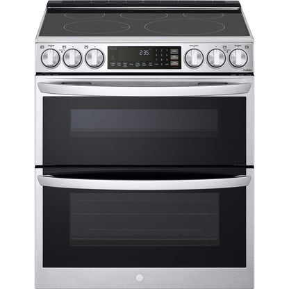 LG 30-inch 7.3 cu. ft. Slide-In Electric Double Range with ProBake® Convection and InstaView® LTEL7337F IMAGE 1
