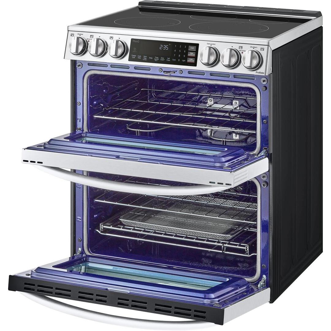 LG 30-inch 7.3 cu. ft. Slide-In Electric Double Range with ProBake® Convection and InstaView® LTEL7337F IMAGE 10