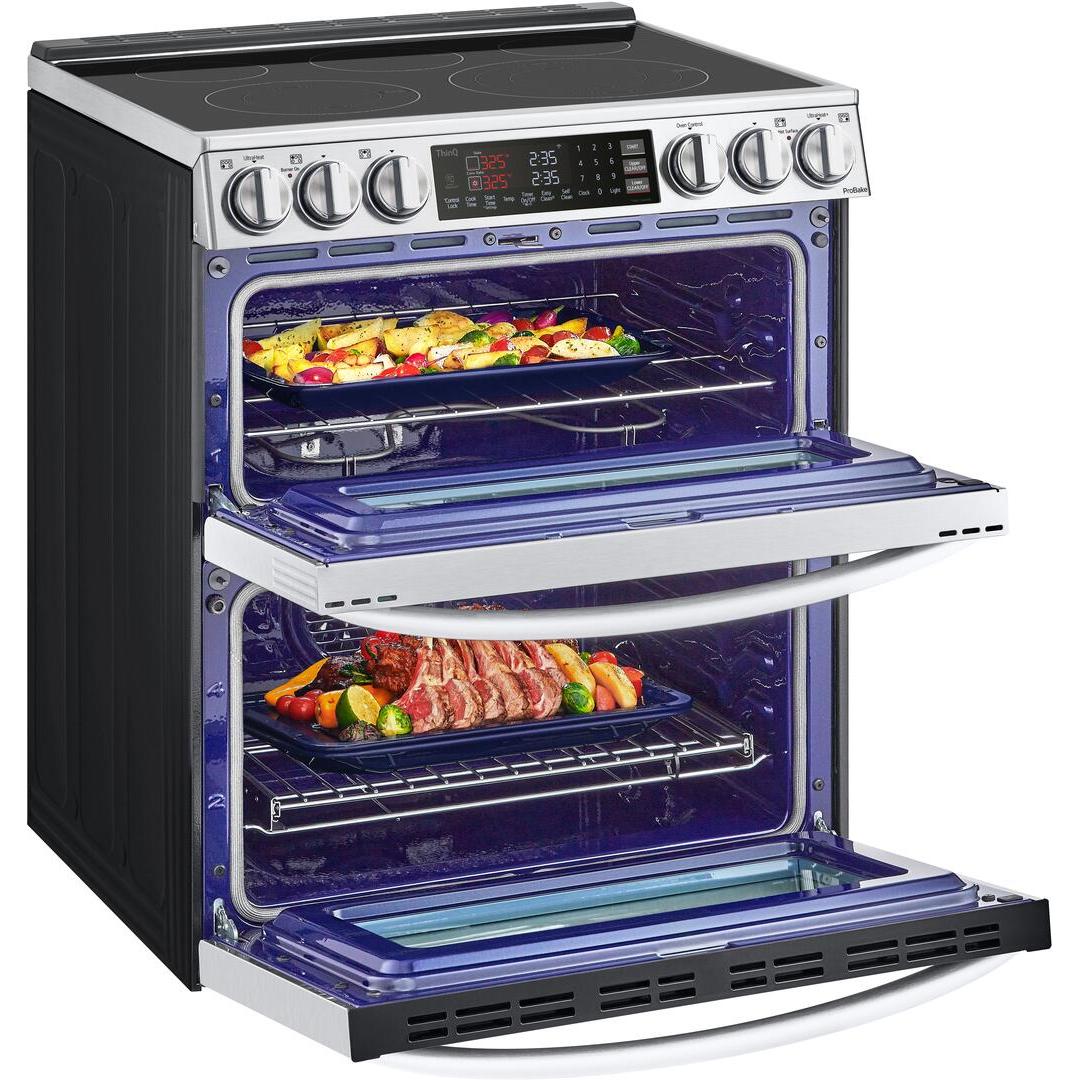 LG 30-inch 7.3 cu. ft. Slide-In Electric Double Range with ProBake® Convection and InstaView® LTEL7337F IMAGE 12