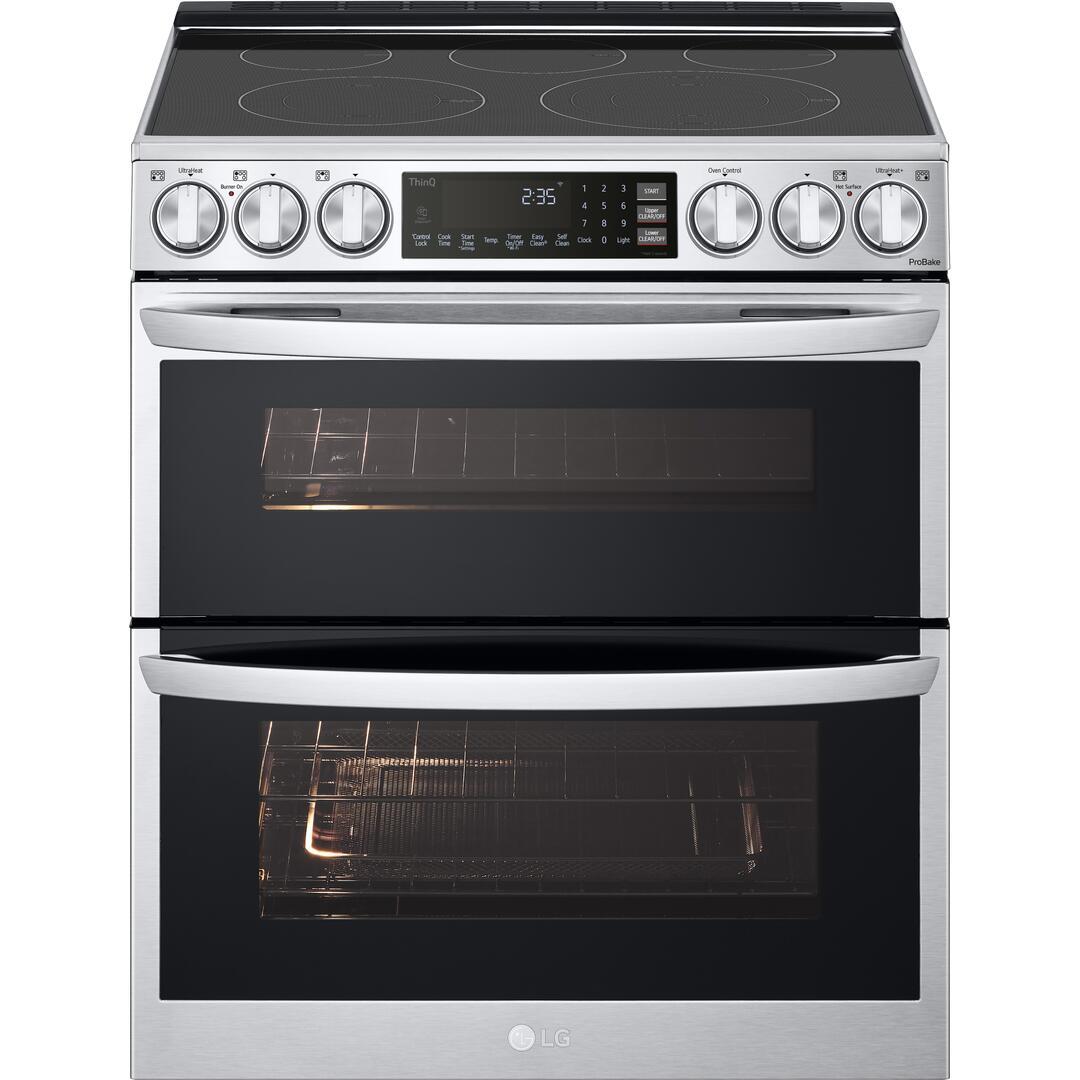  LG 30-inch 7.3 cu. ft. Slide-In Electric Double Range with ProBake® Convection and InstaView® LTEL7337F IMAGE 2
