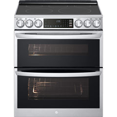  LG 30-inch 7.3 cu. ft. Slide-In Electric Double Range with ProBake® Convection and InstaView® LTEL7337F IMAGE 2