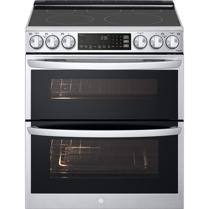 LG 30-inch 7.3 cu. ft. Slide-In Electric Double Range with ProBake® Convection and InstaView® LTEL7337F IMAGE 2
