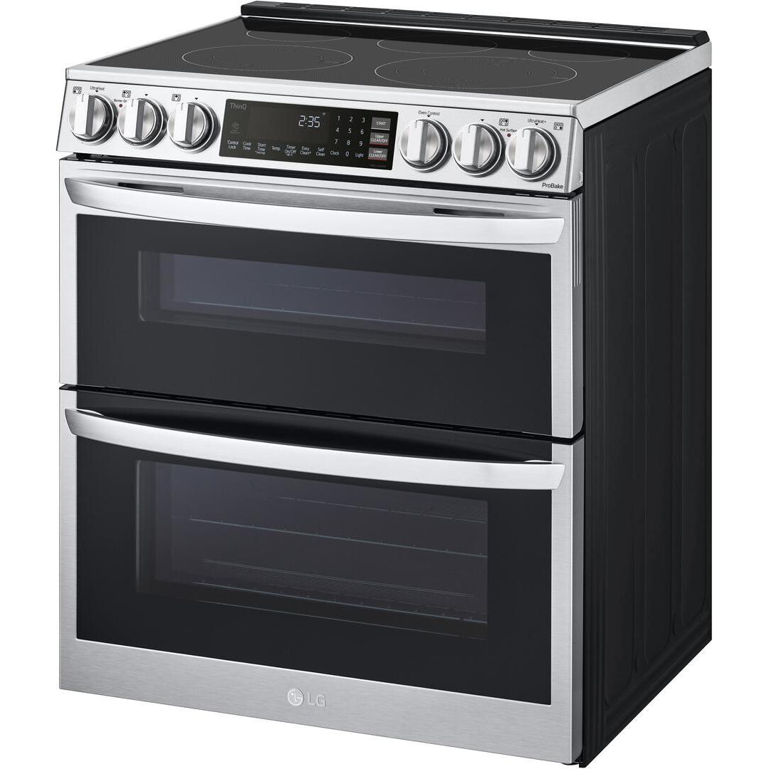 LG 30-inch 7.3 cu. ft. Slide-In Electric Double Range with ProBake® Convection and InstaView® LTEL7337F IMAGE 3