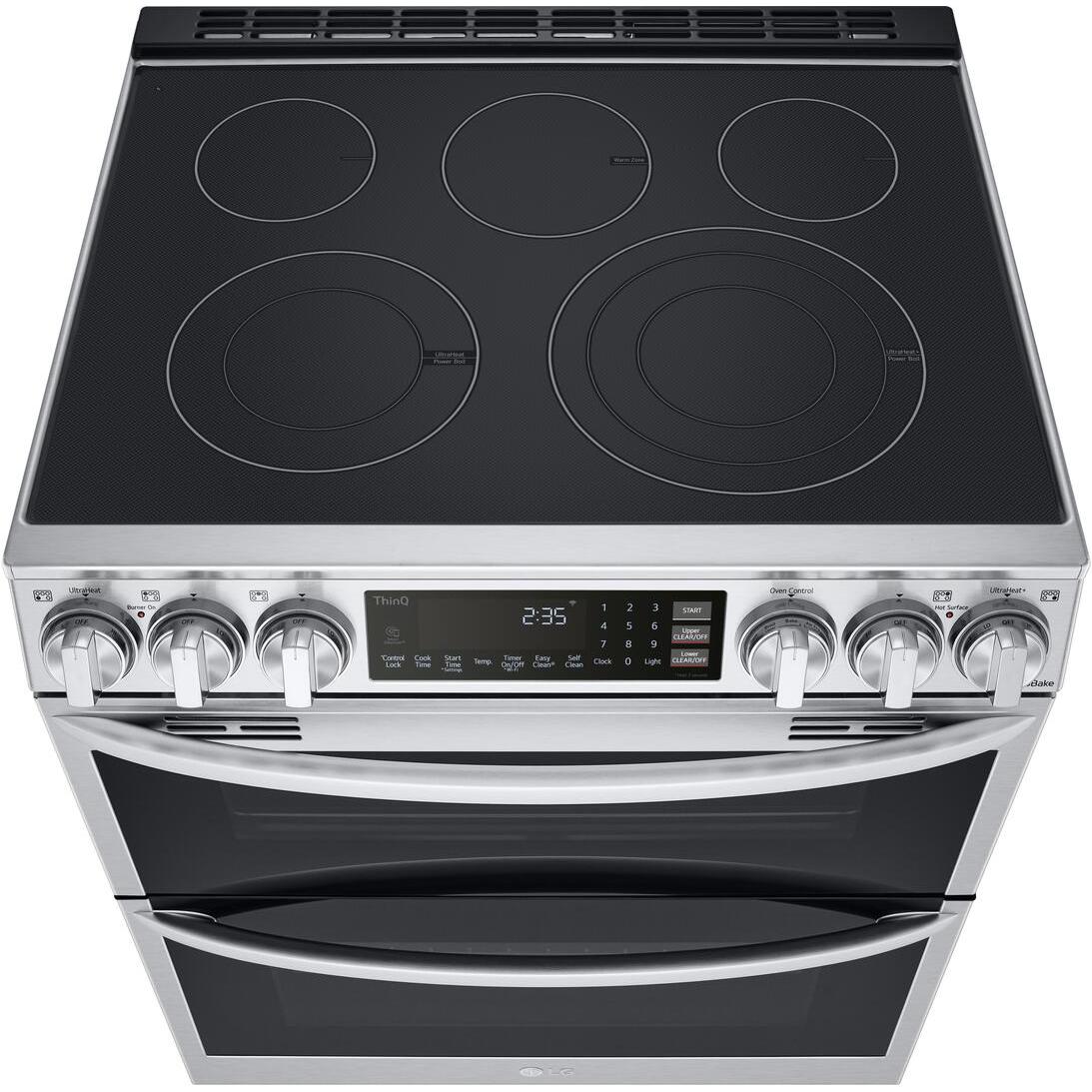 LG 30-inch 7.3 cu. ft. Slide-In Electric Double Range with ProBake® Convection and InstaView® LTEL7337F IMAGE 4