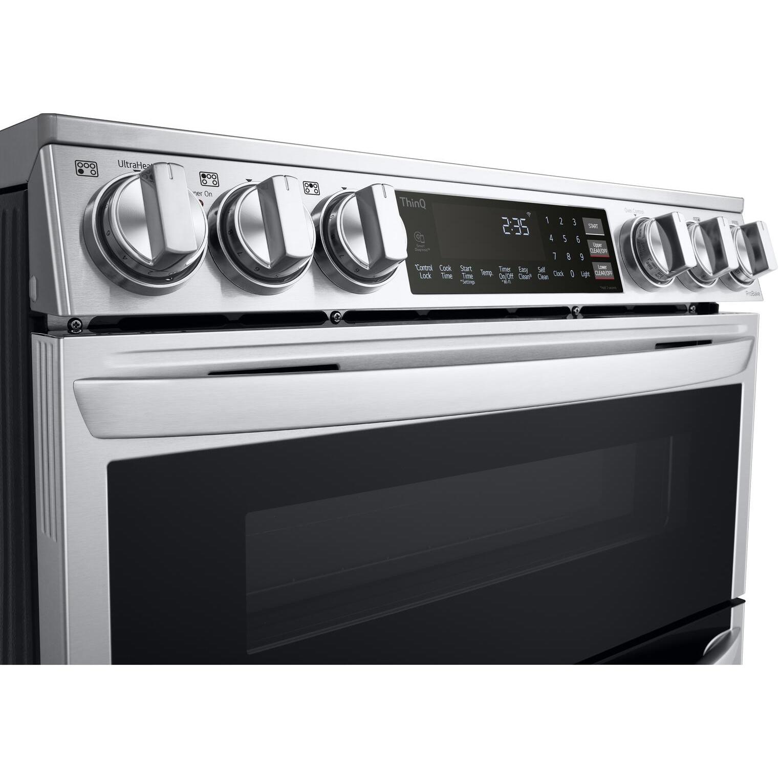 LG 30-inch 7.3 cu. ft. Slide-In Electric Double Range with ProBake® Convection and InstaView® LTEL7337F IMAGE 6