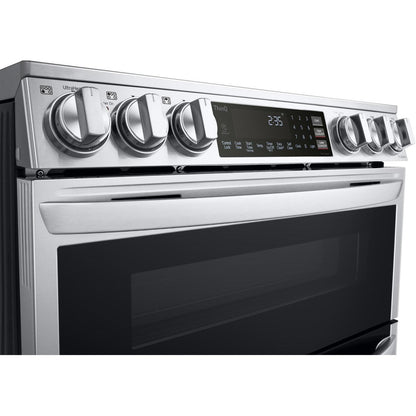 LG 30-inch 7.3 cu. ft. Slide-In Electric Double Range with ProBake® Convection and InstaView® LTEL7337F IMAGE 6