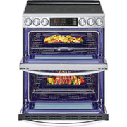  LG 30-inch 7.3 cu. ft. Slide-In Electric Double Range with ProBake® Convection and InstaView® LTEL7337F IMAGE 9