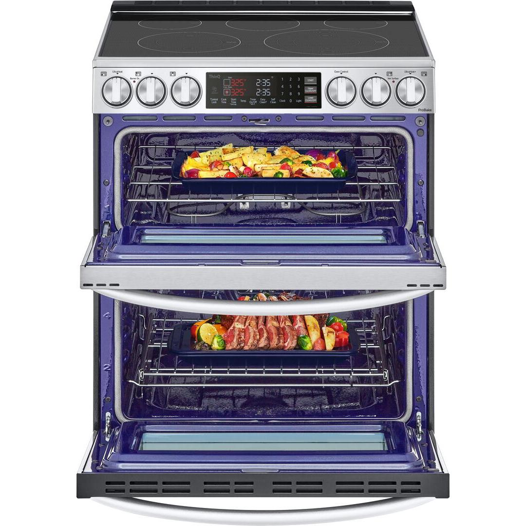 LG 30-inch 7.3 cu. ft. Slide-In Electric Double Range with ProBake® Convection and InstaView® LTEL7337F IMAGE 9