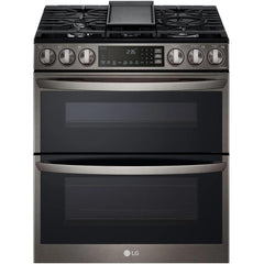  LG 30-inch Slide-In Gas Double Range with ProBake® Convection and InstaView® LTGL6937D IMAGE 1
