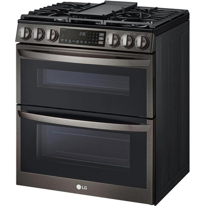LG 30-inch Slide-In Gas Double Range with ProBake® Convection and InstaView® LTGL6937D IMAGE 3
