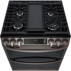  LG 30-inch Slide-In Gas Double Range with ProBake® Convection and InstaView® LTGL6937D IMAGE 4