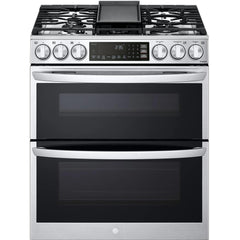  LG 30-inch Slide-In Gas Double Range with ProBake® Convection and InstaView® LTGL6937F IMAGE 1