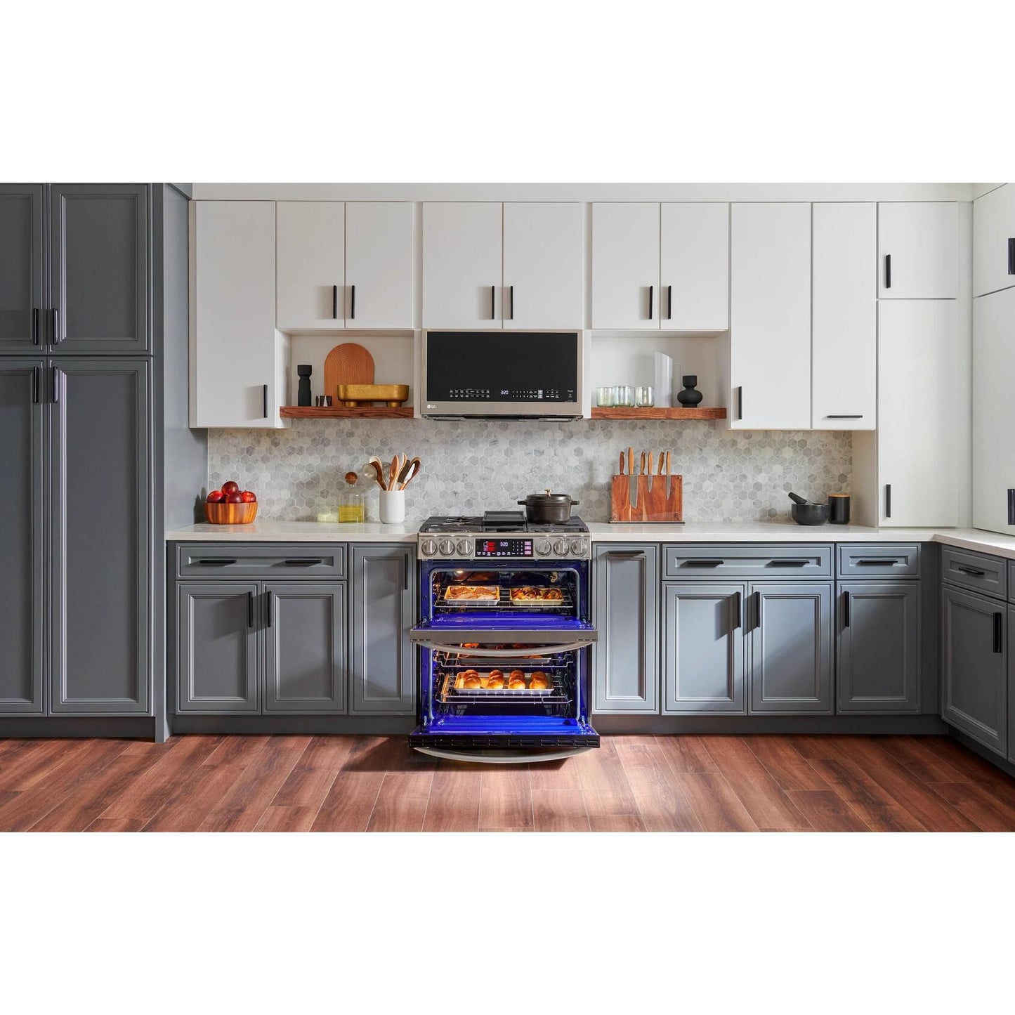 LG 30-inch Slide-In Gas Double Range with ProBake® Convection and InstaView® LTGL6937F IMAGE 20