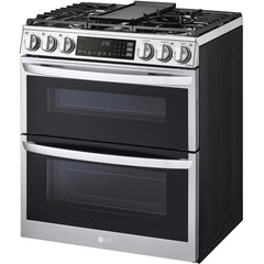  LG 30-inch Slide-In Gas Double Range with ProBake® Convection and InstaView® LTGL6937F IMAGE 3