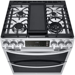 LG 30-inch Slide-In Gas Double Range with ProBake® Convection and InstaView® LTGL6937F IMAGE 4