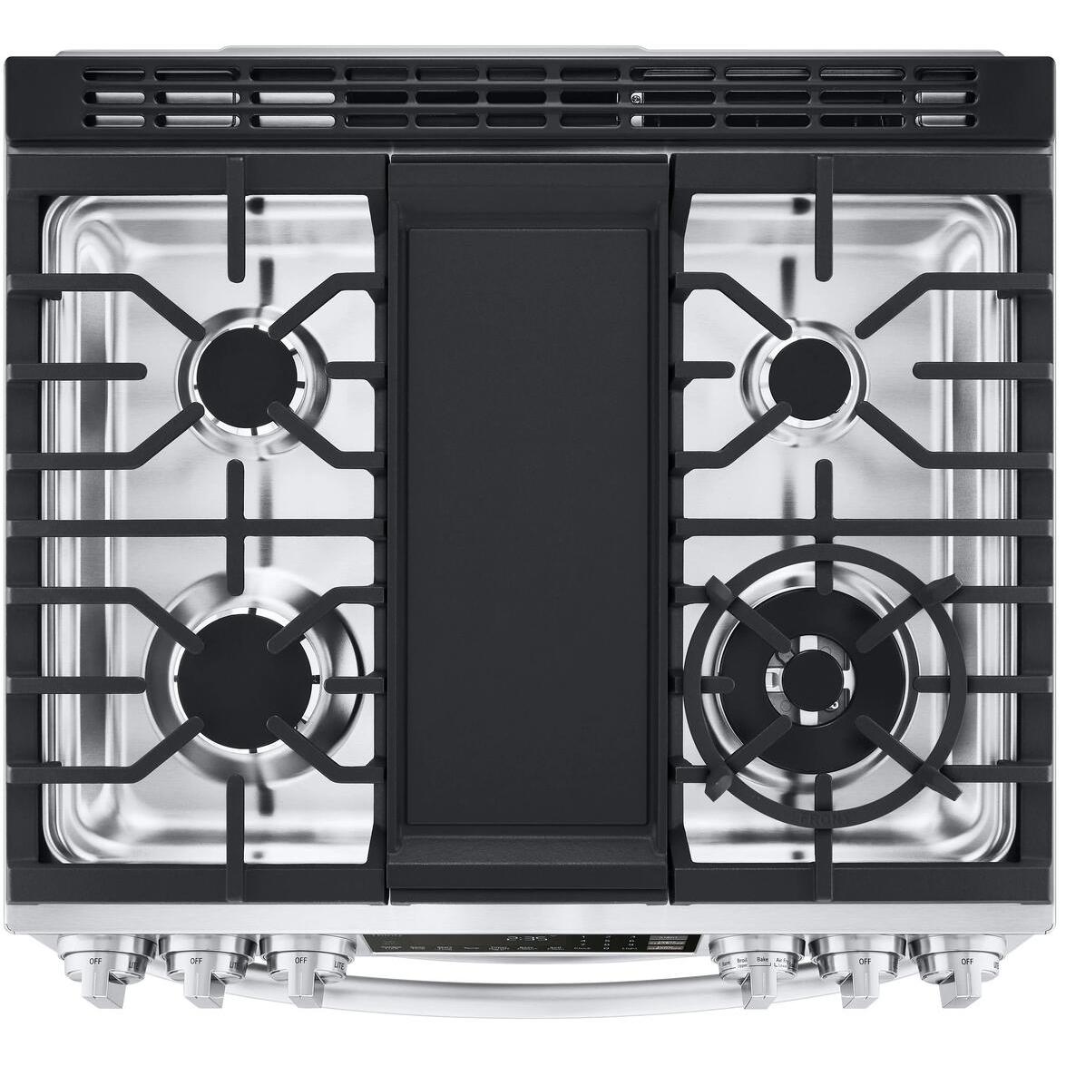 LG 30-inch Slide-In Gas Double Range with ProBake® Convection and InstaView® LTGL6937F IMAGE 5