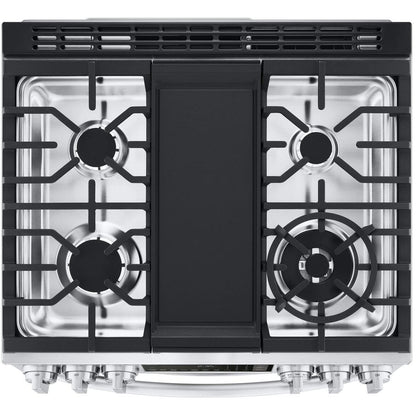 LG 30-inch Slide-In Gas Double Range with ProBake® Convection and InstaView® LTGL6937F IMAGE 5