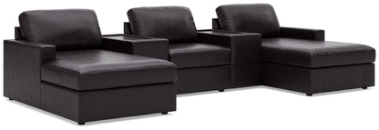 Modmax II 5-Piece Double Chaise Sectional with Storage Consoles