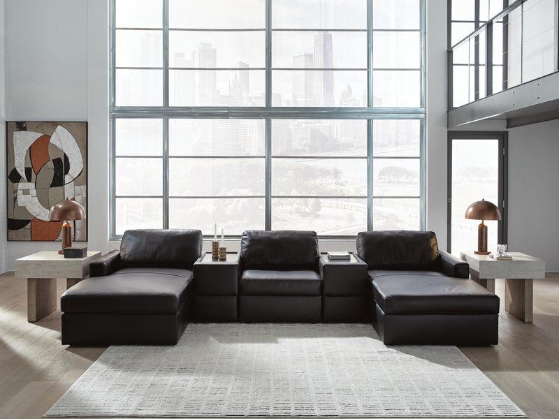 Modmax II 5-Piece Double Chaise Sectional with Storage Consoles