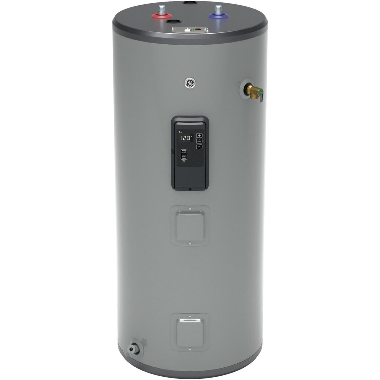  GE 40 Gallon Short Residential Electric Water Heater GE40S10BLM IMAGE 1