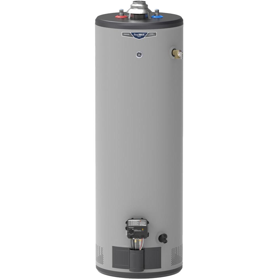  GE 40 Gallon Tall Residential Natural Gas Water Heater GG40T08BXR IMAGE 1