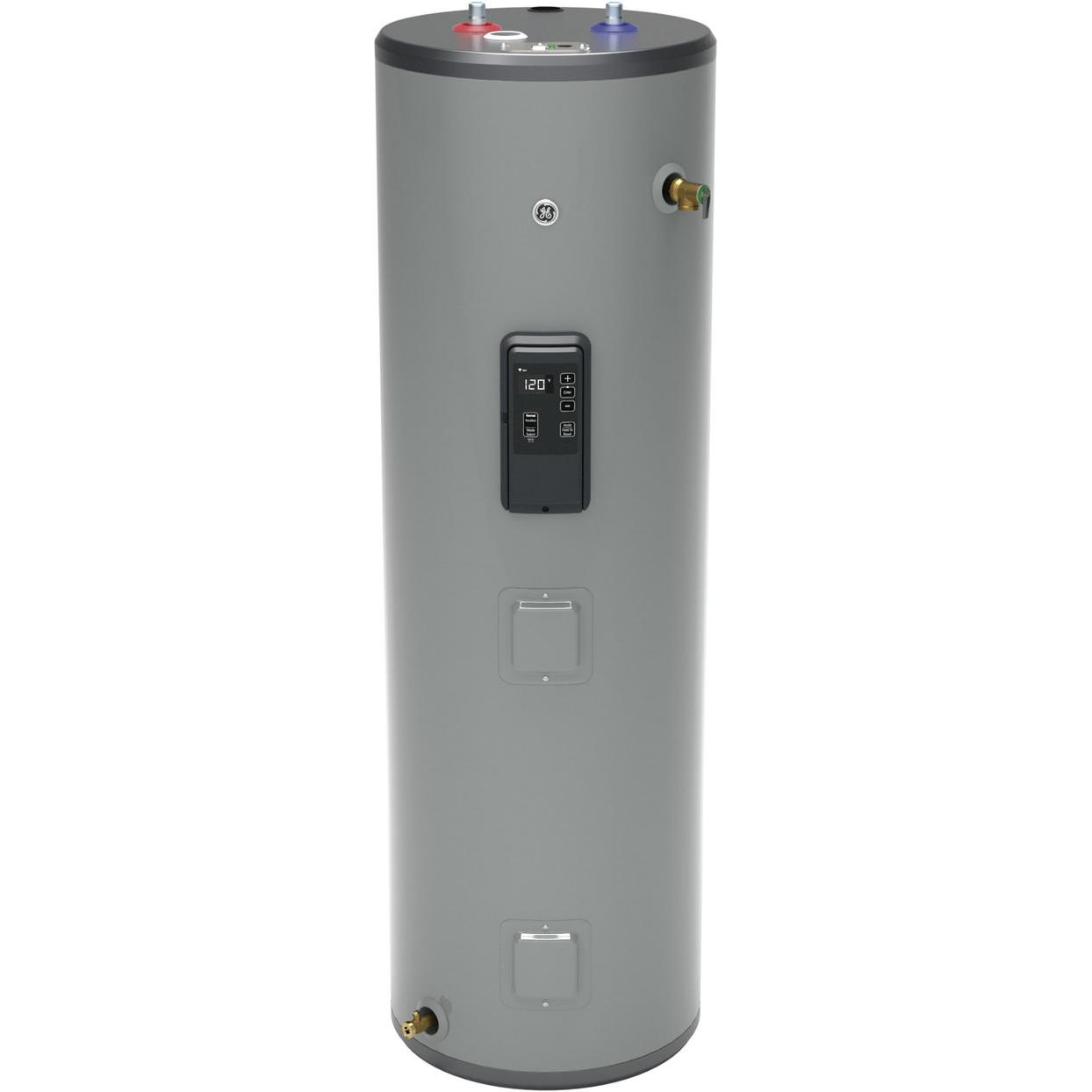  GE 40 Gallon Tall Residential Electric Water Heater GE40T12BLM IMAGE 1