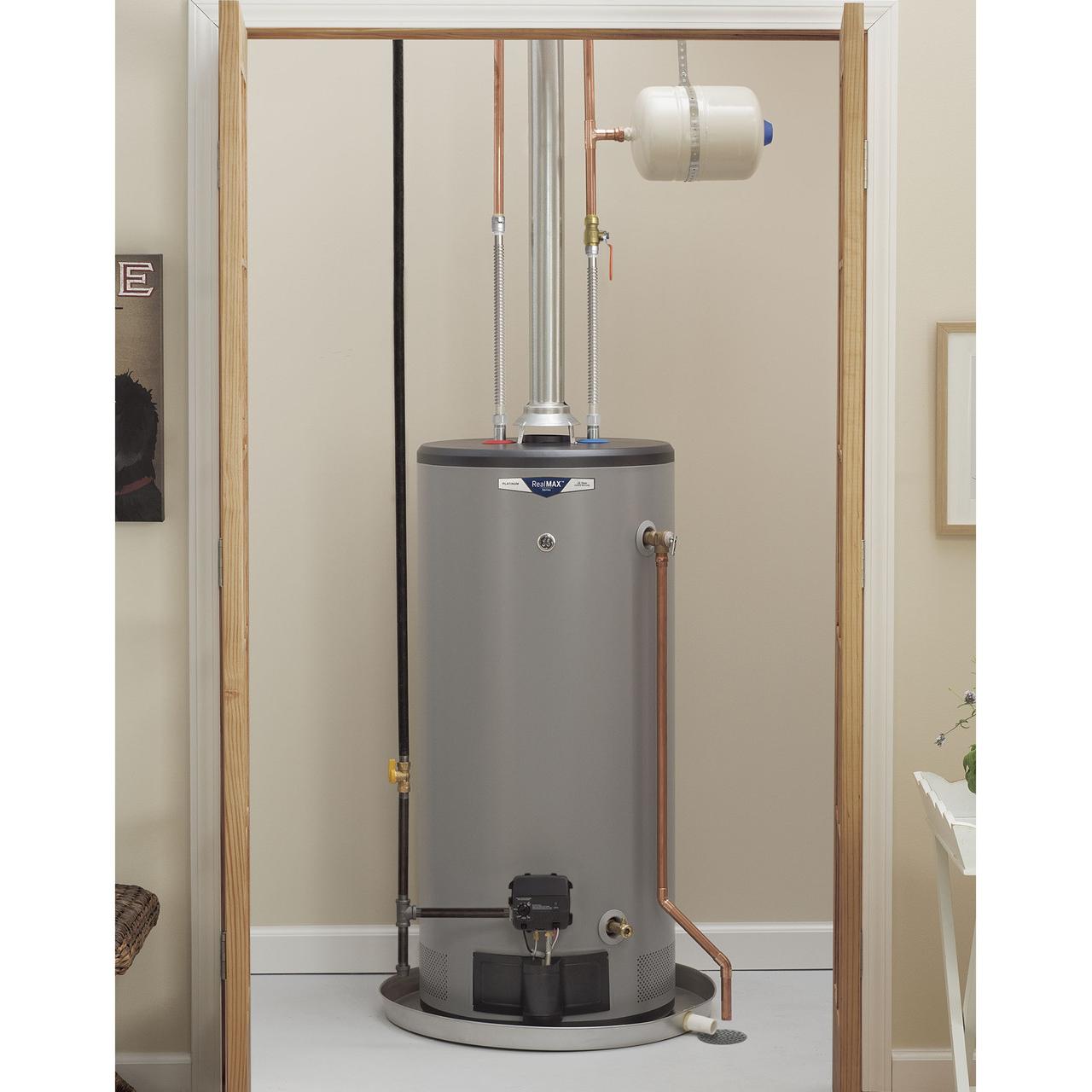  GE 40 Gallon Short Residential Natural Gas Water Heater GG40S12BXR IMAGE 3