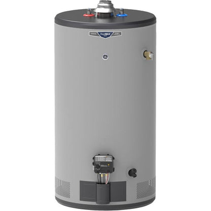  GE 50 Gallon Short Residential Natural Gas Water Heater GG50S08BXR IMAGE 1