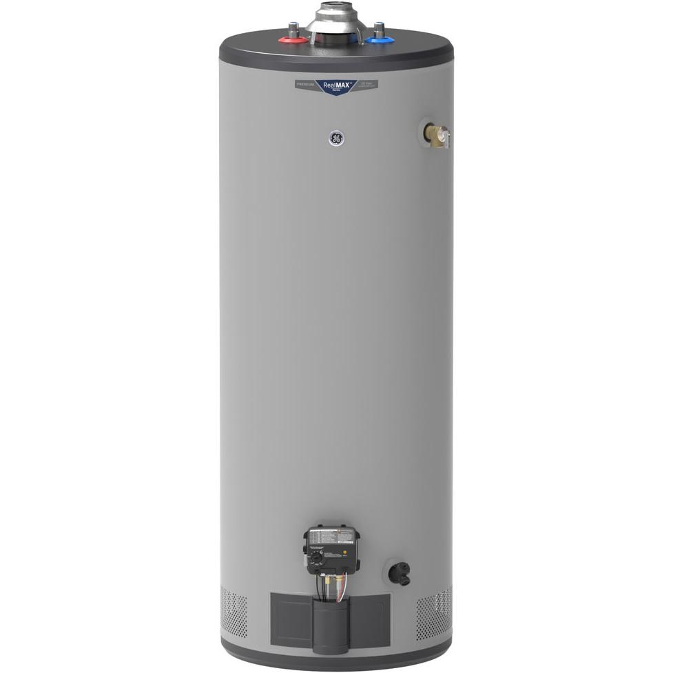  GE 50 Gallon Tall Residential Natural Gas Water Heater GG50T10BXR IMAGE 1