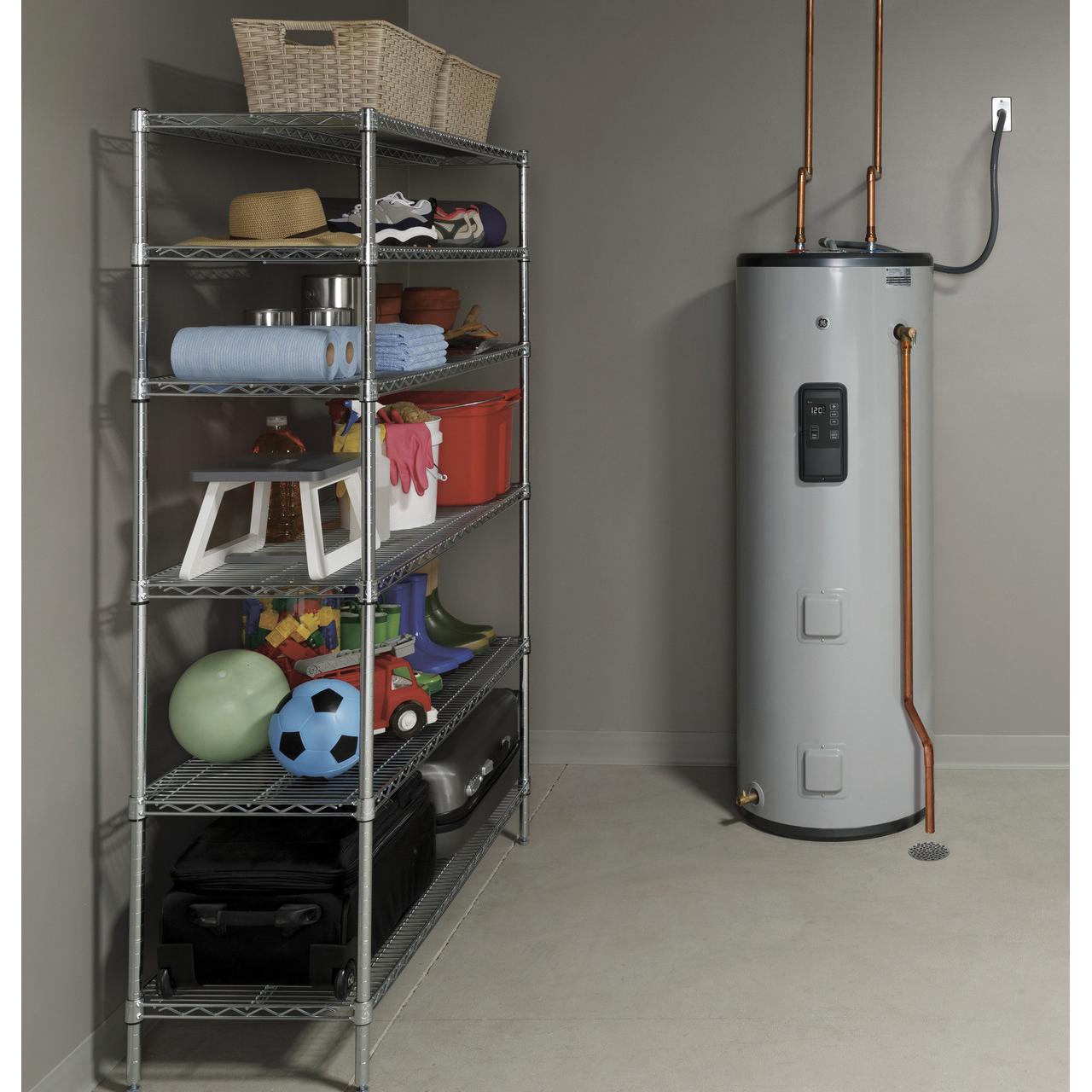  GE 50 Gallon Tall Residential Electric Water Heater GE50T12BLM IMAGE 3