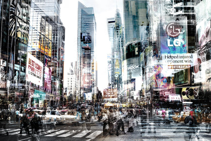 ''Times Square Hustle'' Tempered Glass