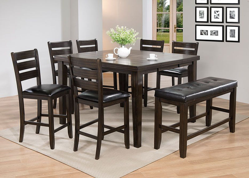 Urbana Extendable Rectangular Counter Height Table