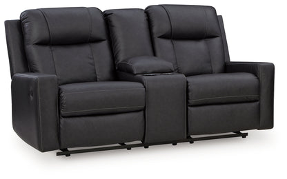 Mackmenville DBL Rec Loveseat w/Console
