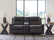 Mackmenville DBL Rec Loveseat w/Console