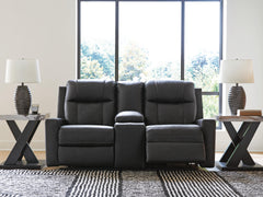 Mackmenville DBL Rec Loveseat w/Console